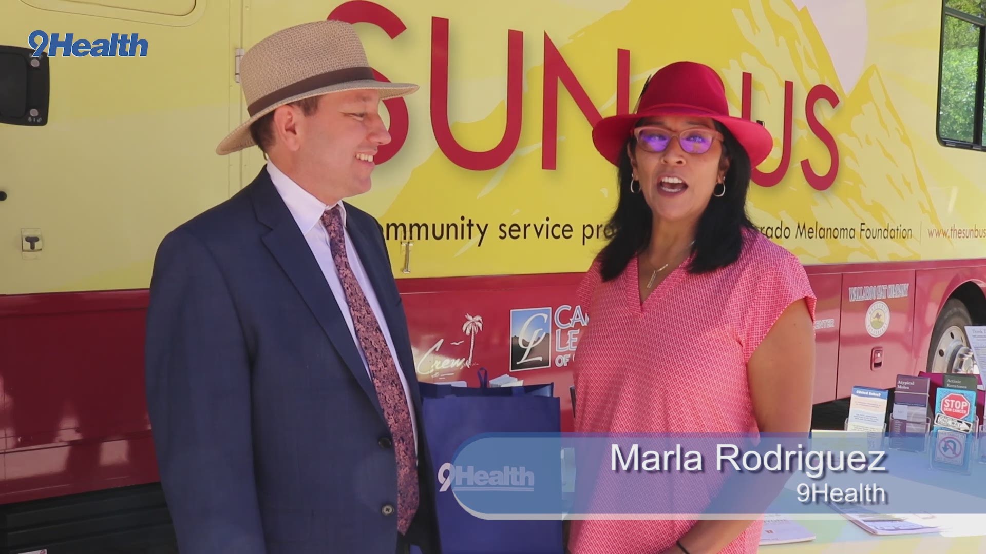 Colorado has 300 days of sunshine every year, do you have the right protection? It's UV Safety Month so 9Health Fair boarded The Sun Bus for their Facebook Live show, Health Happens, to learn about skin cancer prevention and sun safety.