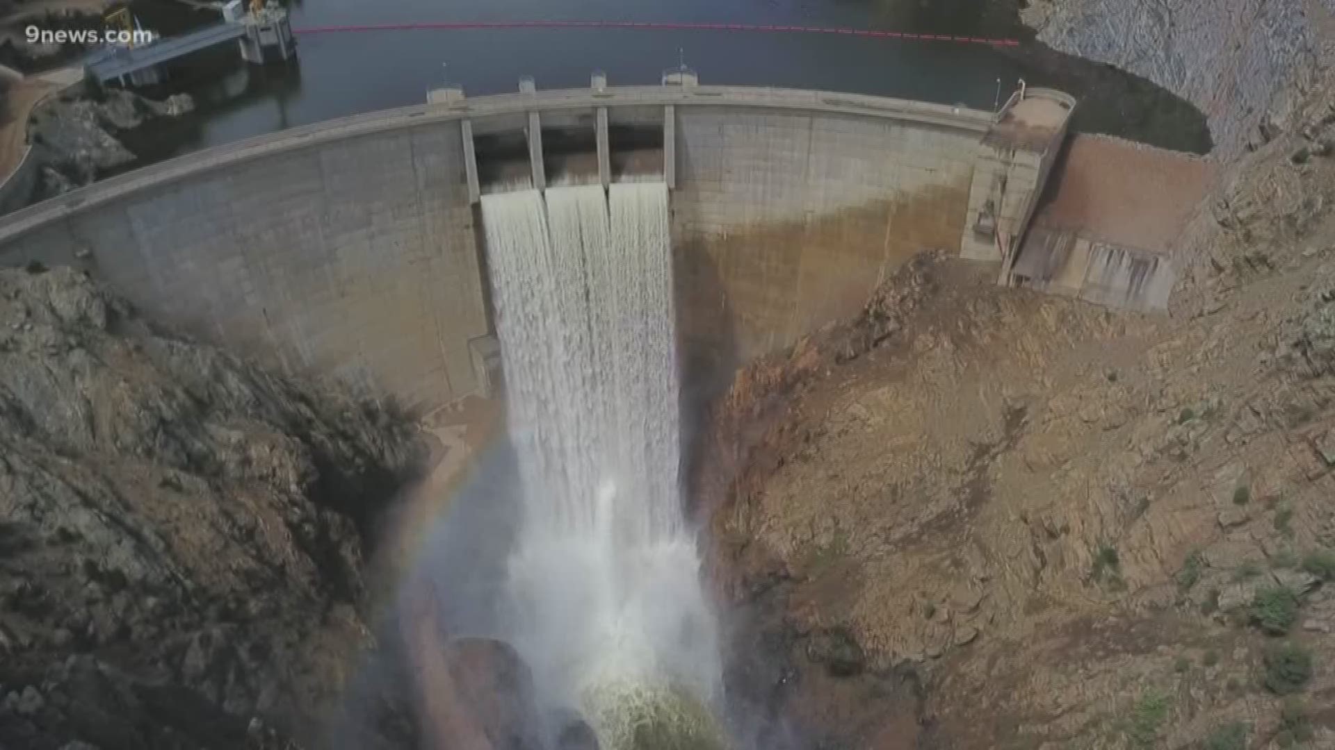 The Dam at Strontia Springs is spilling over and more for June 19, 2019.