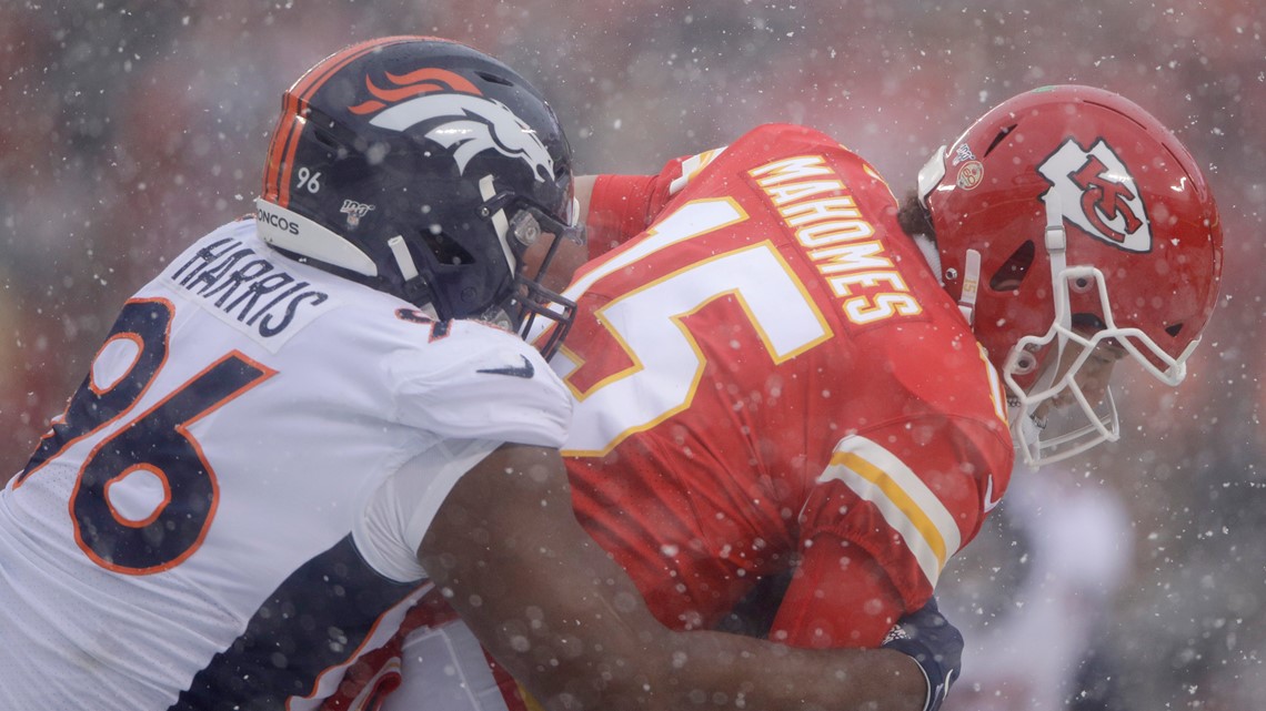 Chiefs Defeat Broncos, 23-3, in Snowy Matchup at Arrowhead