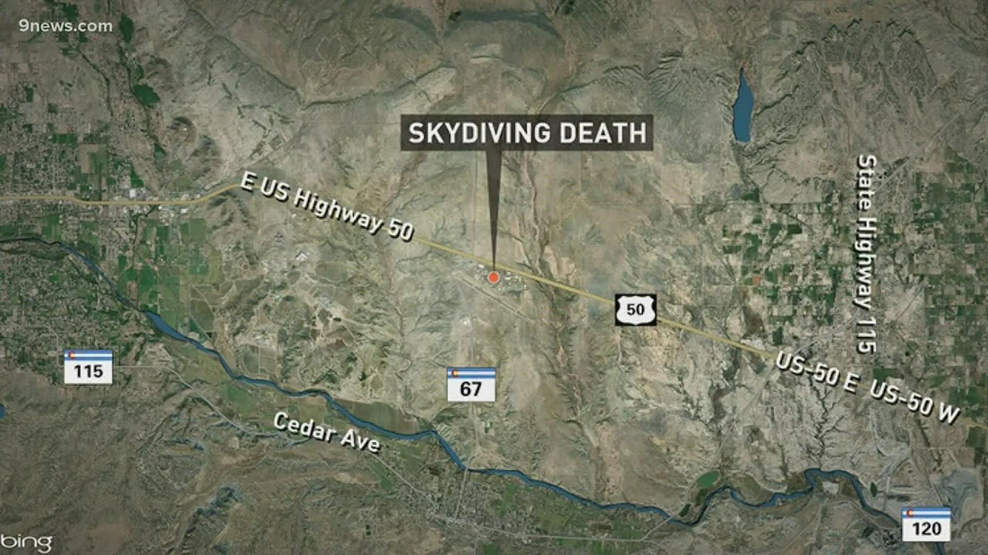 A teenager died in a skydiving accident Sunday, according to the Fremont County Sheriff's Office.