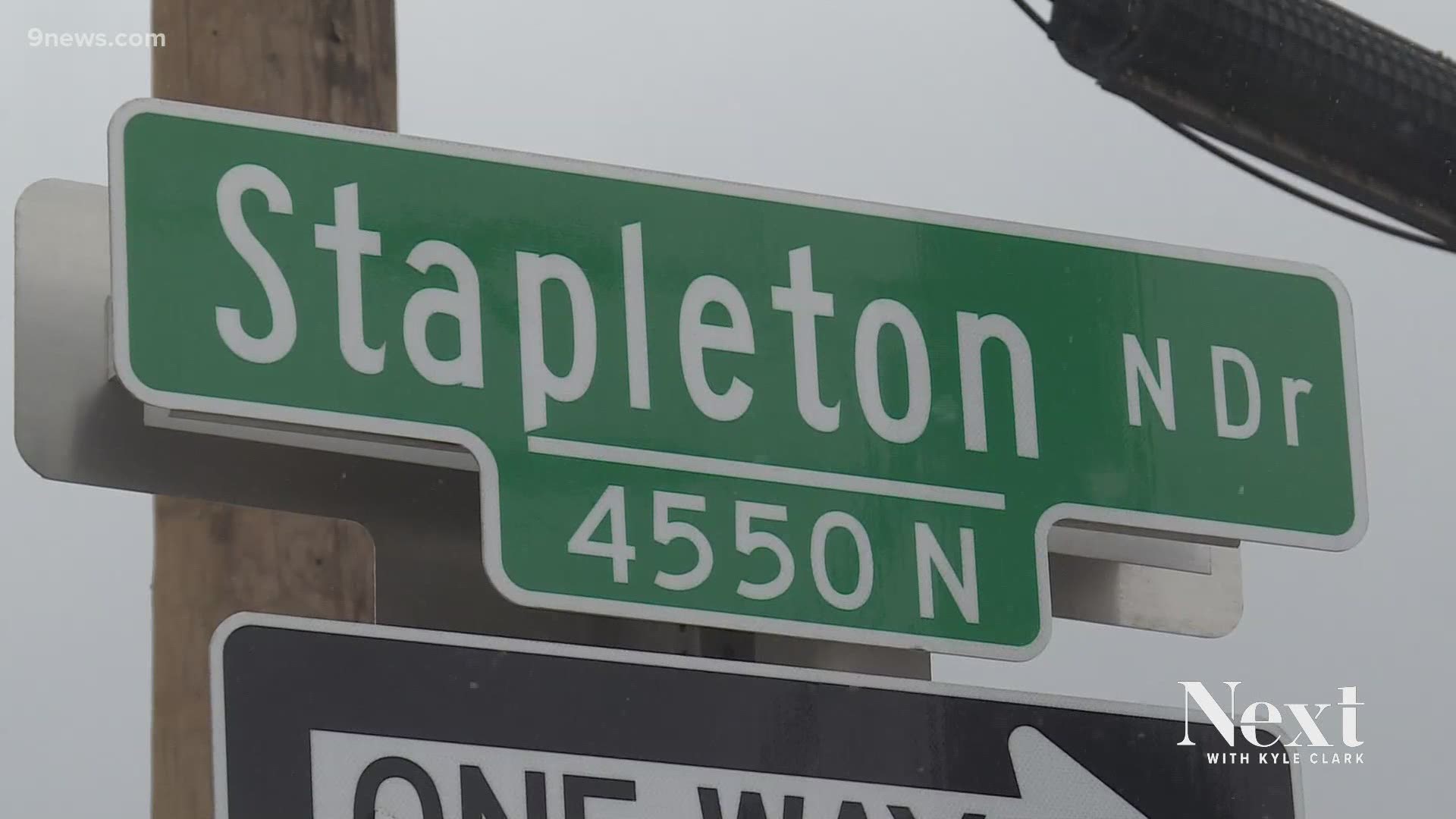 There are frontage roads along the Central 70 project that are named Stapleton North Drive and Stapleton South Drive, despite "Stapleton" being removed around town.