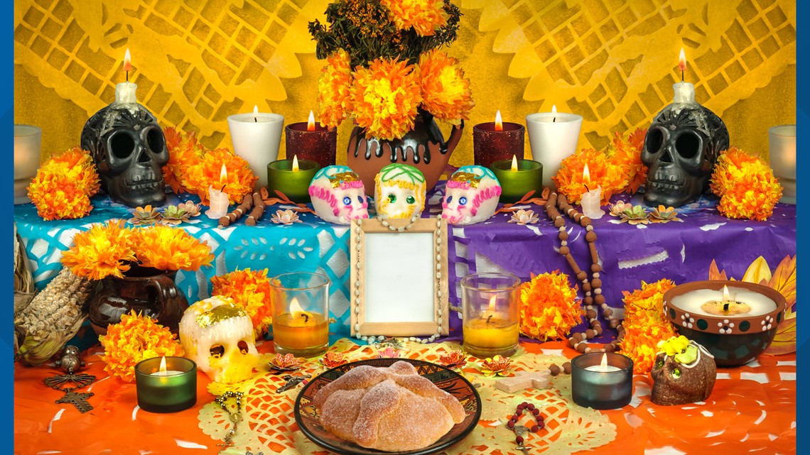 creating a dia de los muertos altar