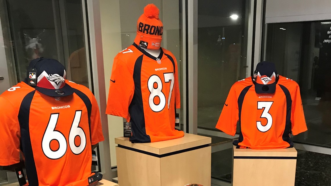 Drew Lock Denver Broncos jerseys hit the shelves for Christmas