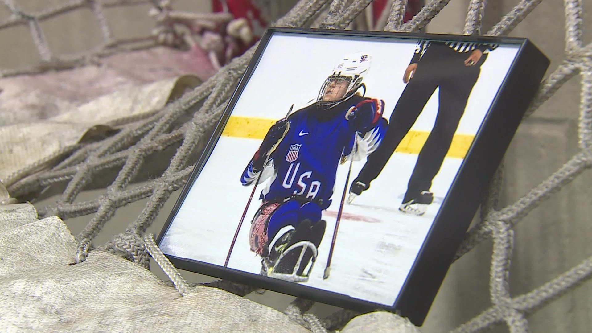 Photojournalist Amy Hunter introduces us to the world of sled hockey, and a Colorado woman making a name for herself in the sport.