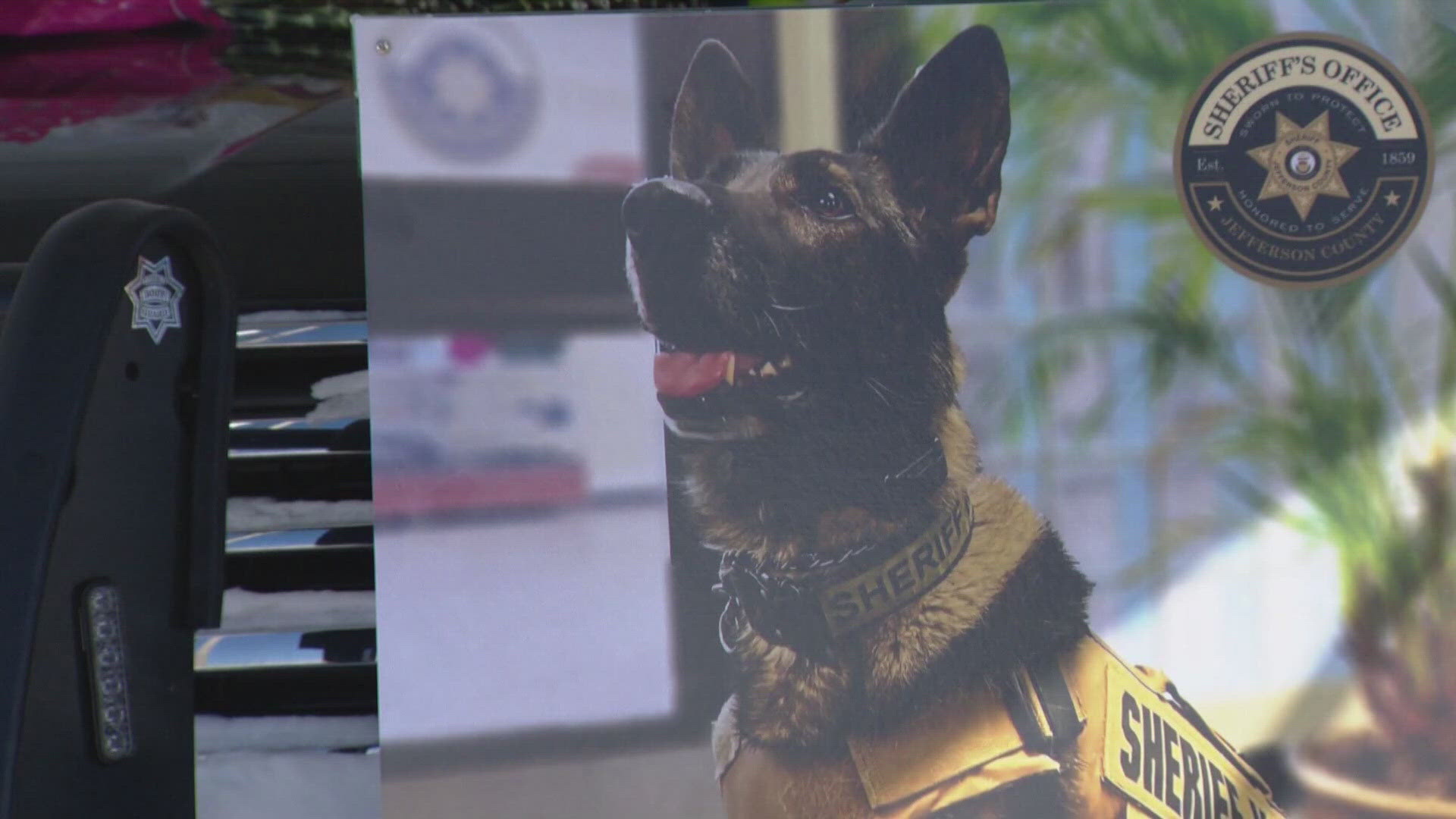 The National Police Dog Foundation is honoring K9 Graffit, who served with the Jefferson County Sheriff's Office for years before he was killed in the line of duty.