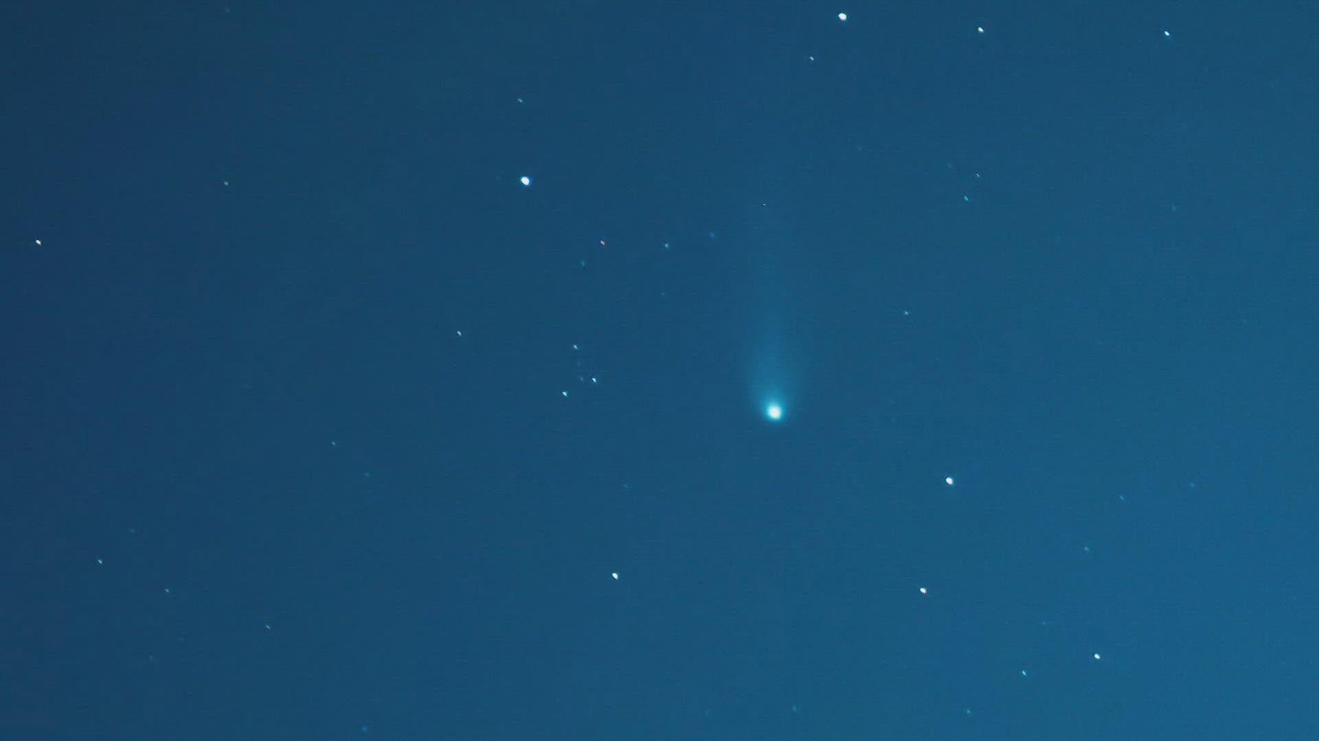 The comet only comes around every 71 years.