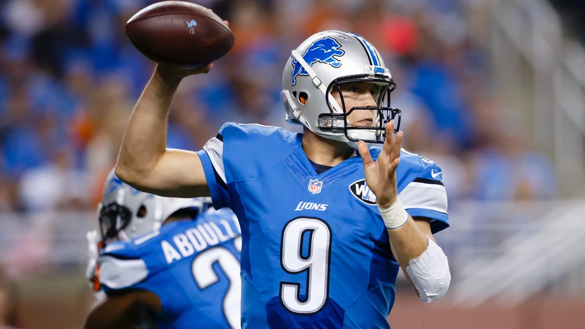 AP sources: Lions trade Stafford to LA for Goff, draft picks