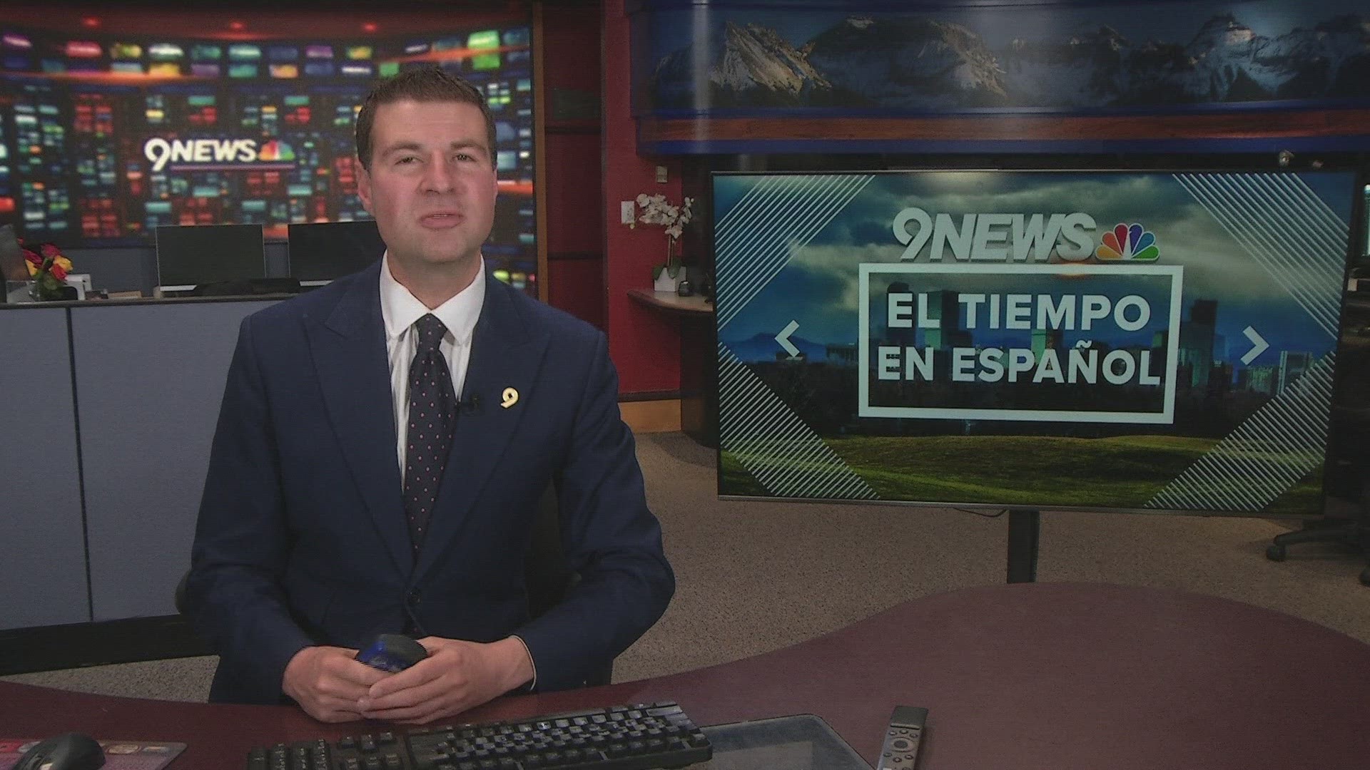 Se espera una probabilidad de un chubasco de lluvia o nieve durante la mañana el viernes.