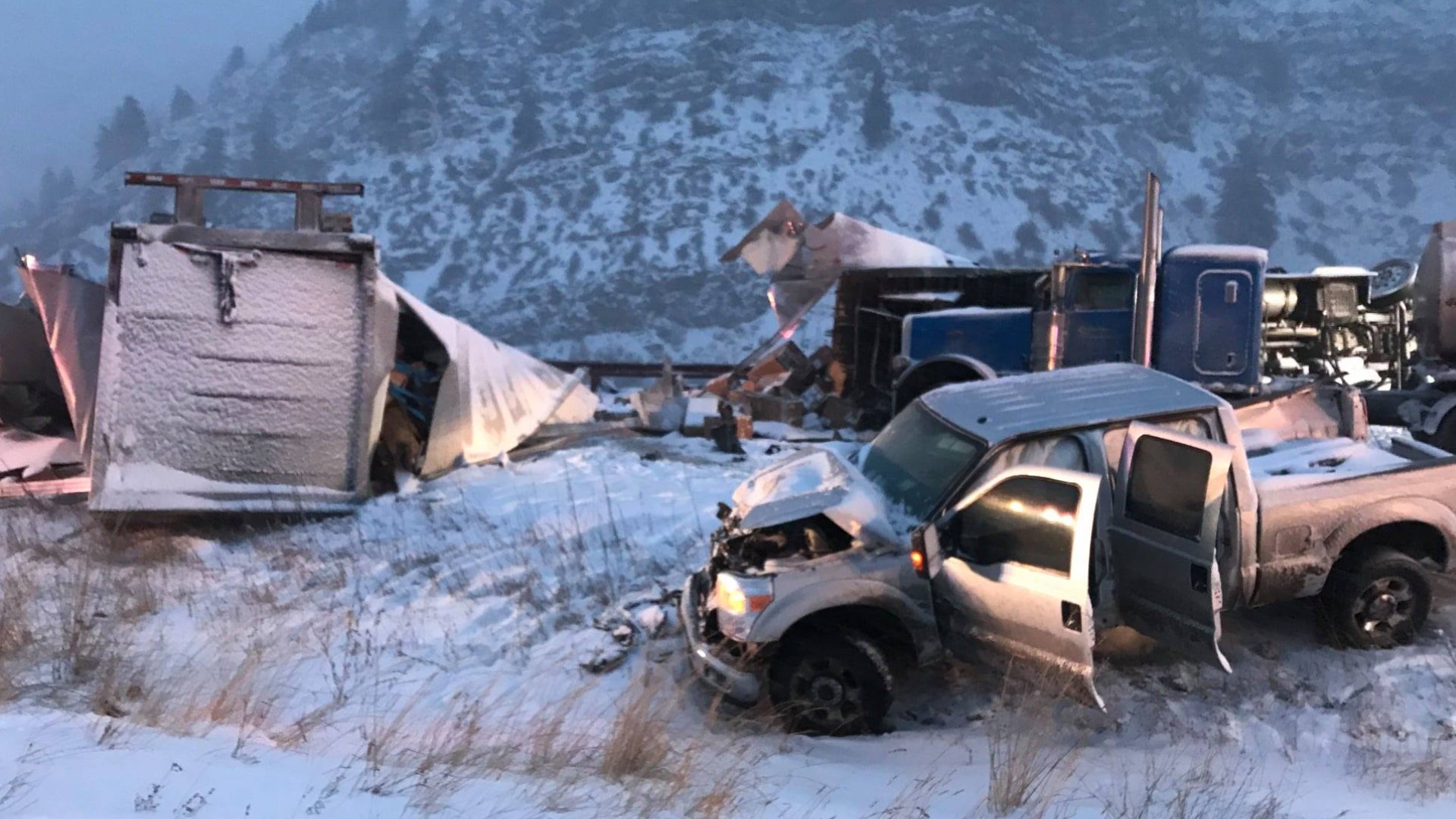 Traffic, road closures Colorado snowstorm Nov. 26, 2019