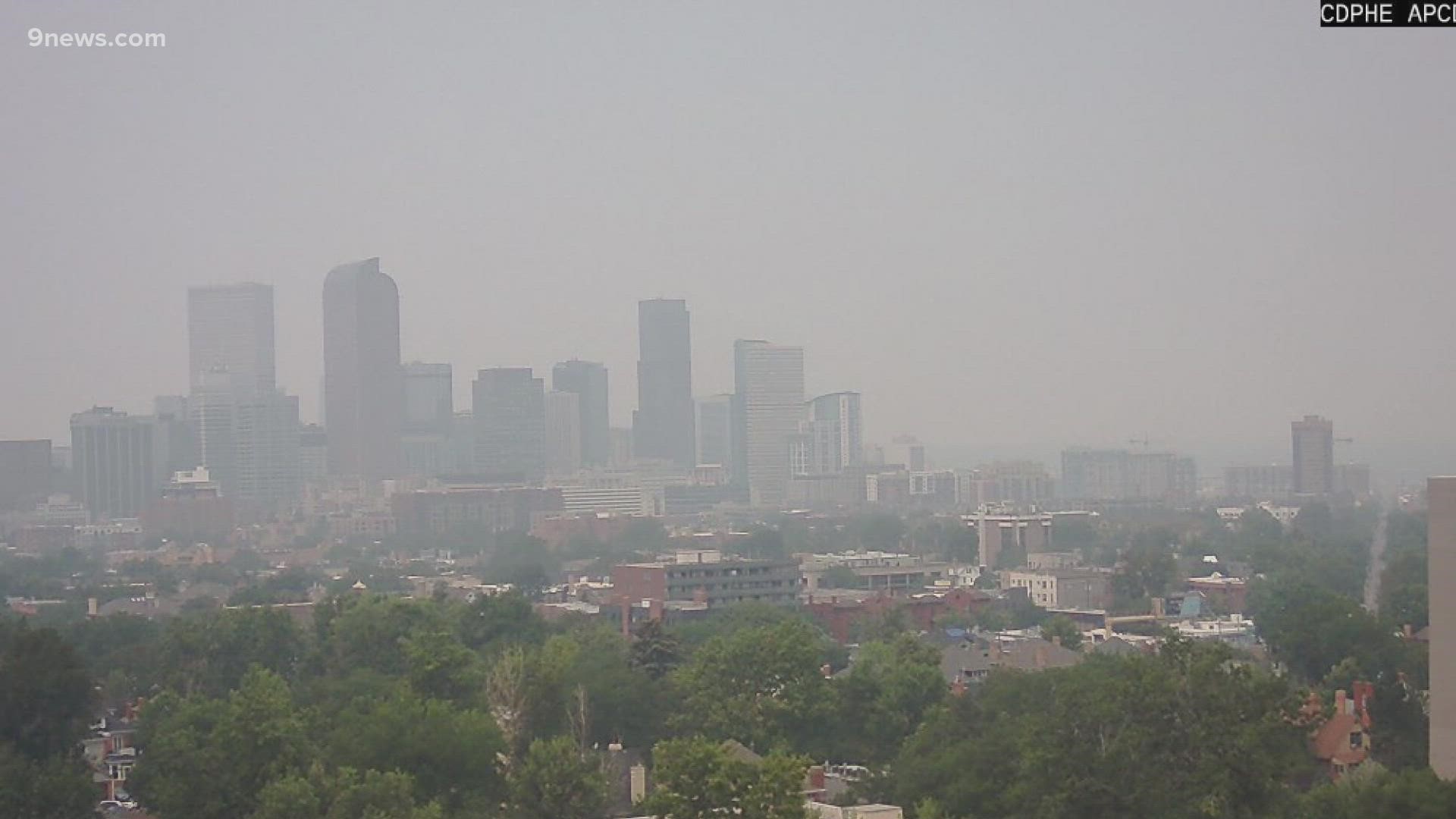 IQAir said particulate matter levels were 11 times the World Health Organization's exposure recommendation.