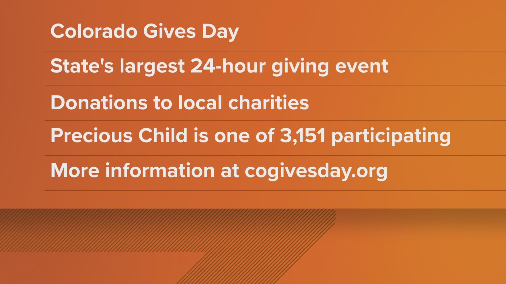 Dec. 6 is Colorado Gives Day, a time when Coloradans come together to support non-profits that make a difference in our community.