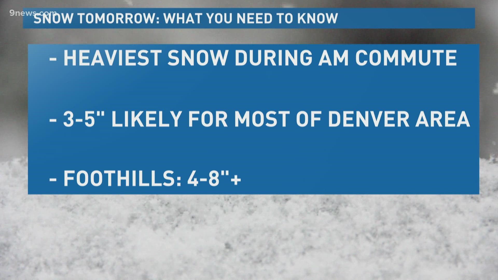 Meteorologist Chris Bianchi details what we can expect from the latest round of snow making its way to Colorado.