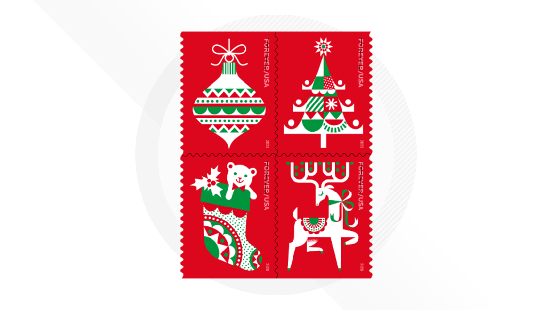 2020 USPS Christmas Holiday Delights Forever Postage Stamps – DP