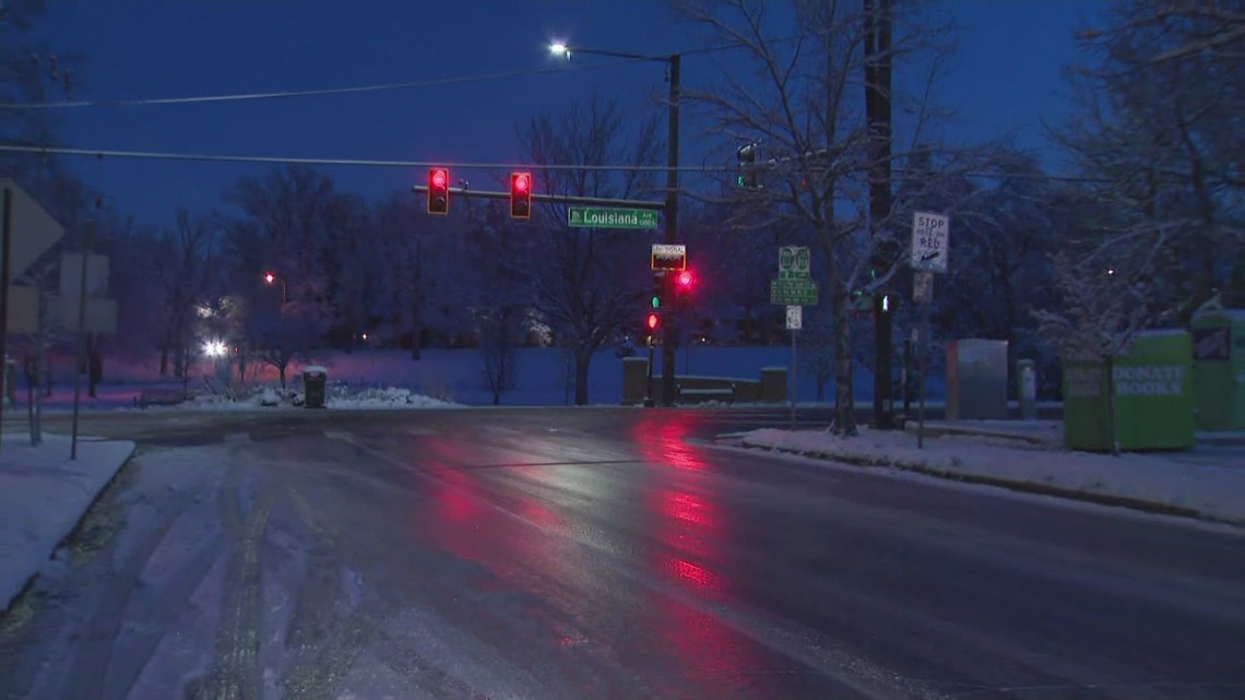 Drivers face slick roads for the morning commute | 9news.com
