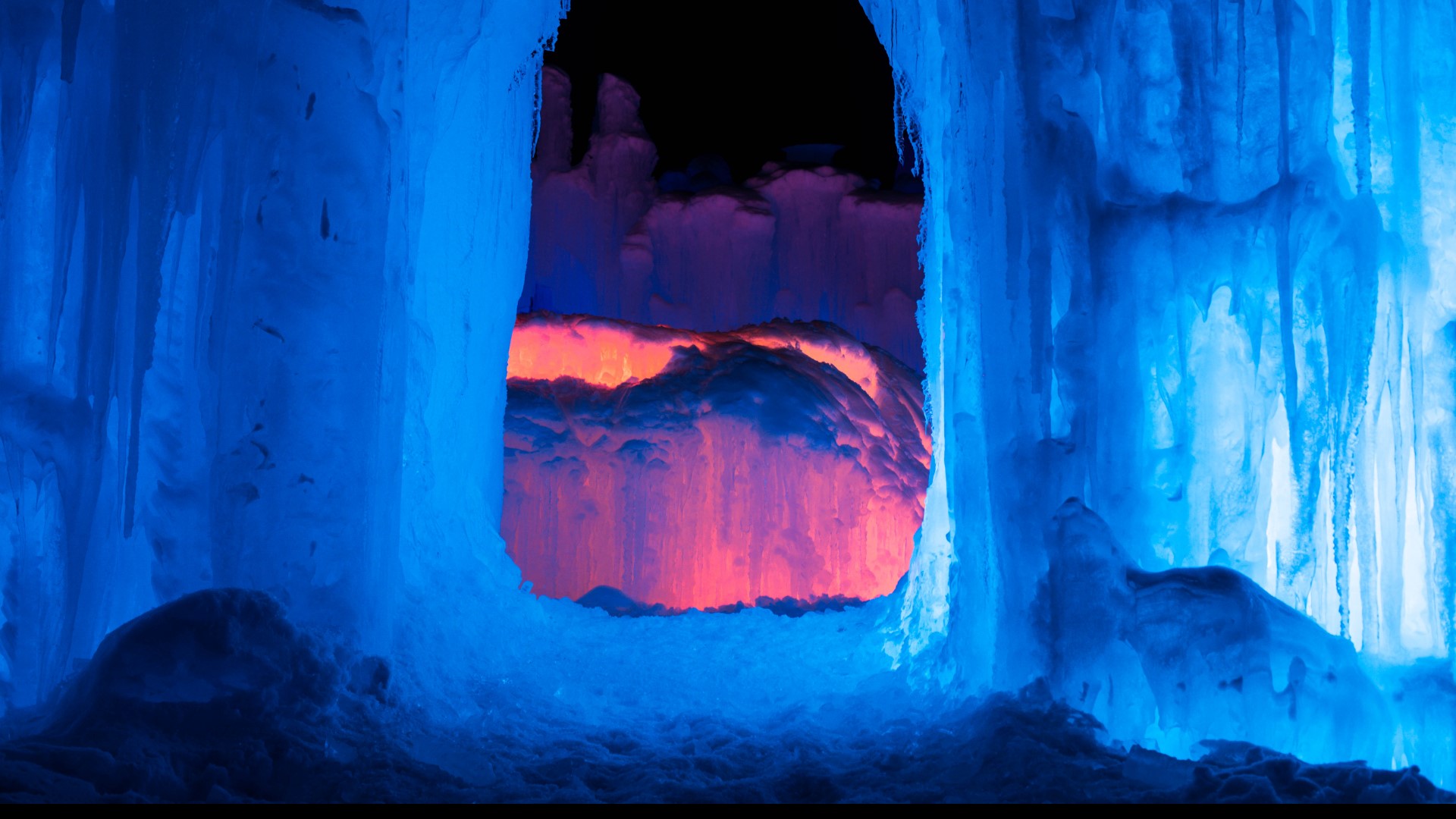 Check out some photos from the Ice Castles in Colorado's mountains.