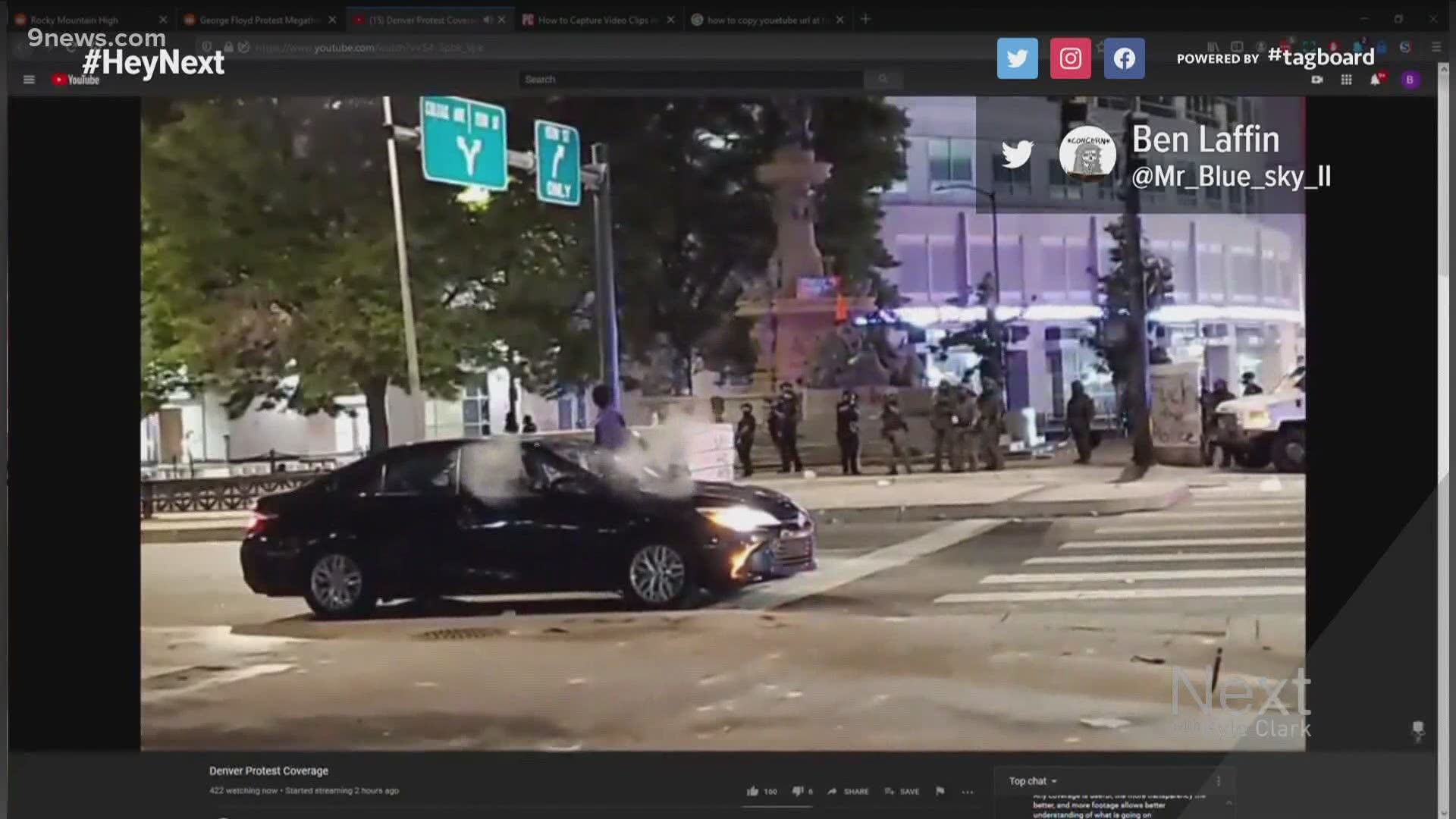 Videos on social media, showing Denver Police using force on protesters who don’t seem to show aggression, will get a look from the department.
