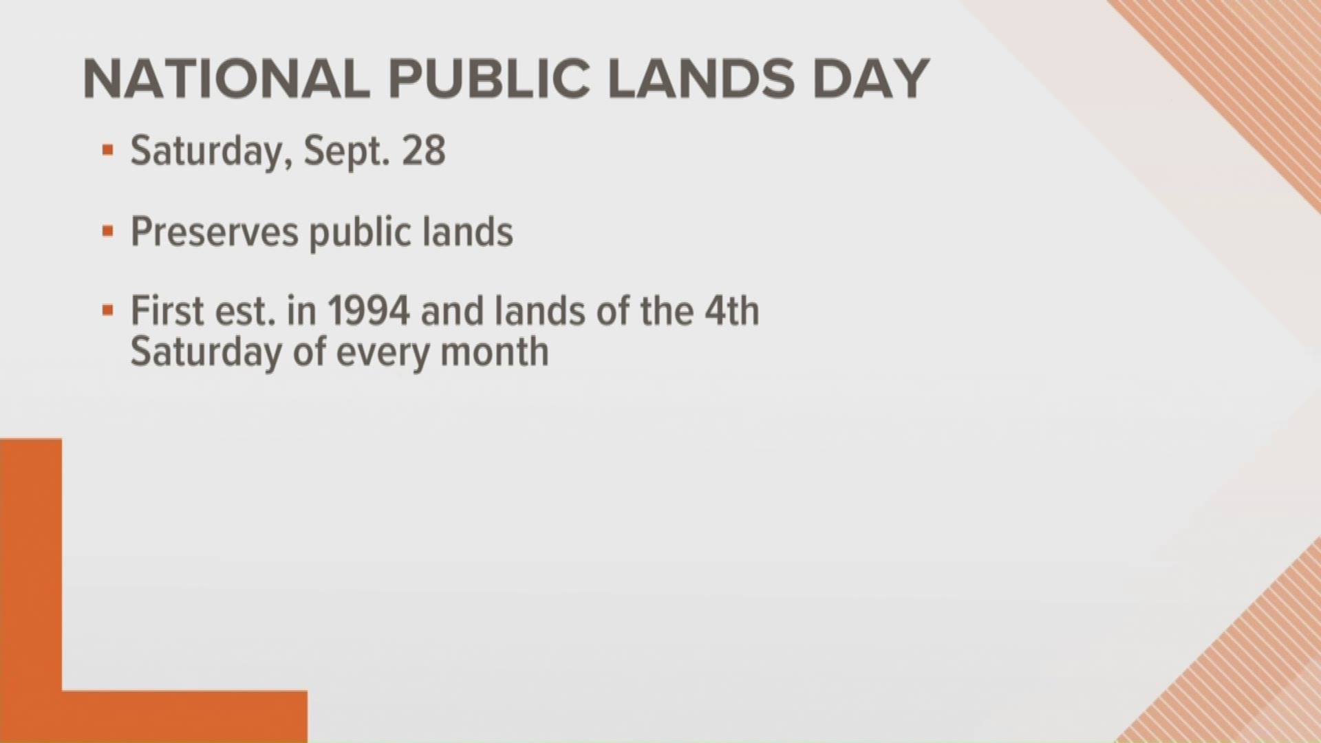 Trail repair and cleanup activities are planned across the country on Sept. 28 for National Public Lands Day.