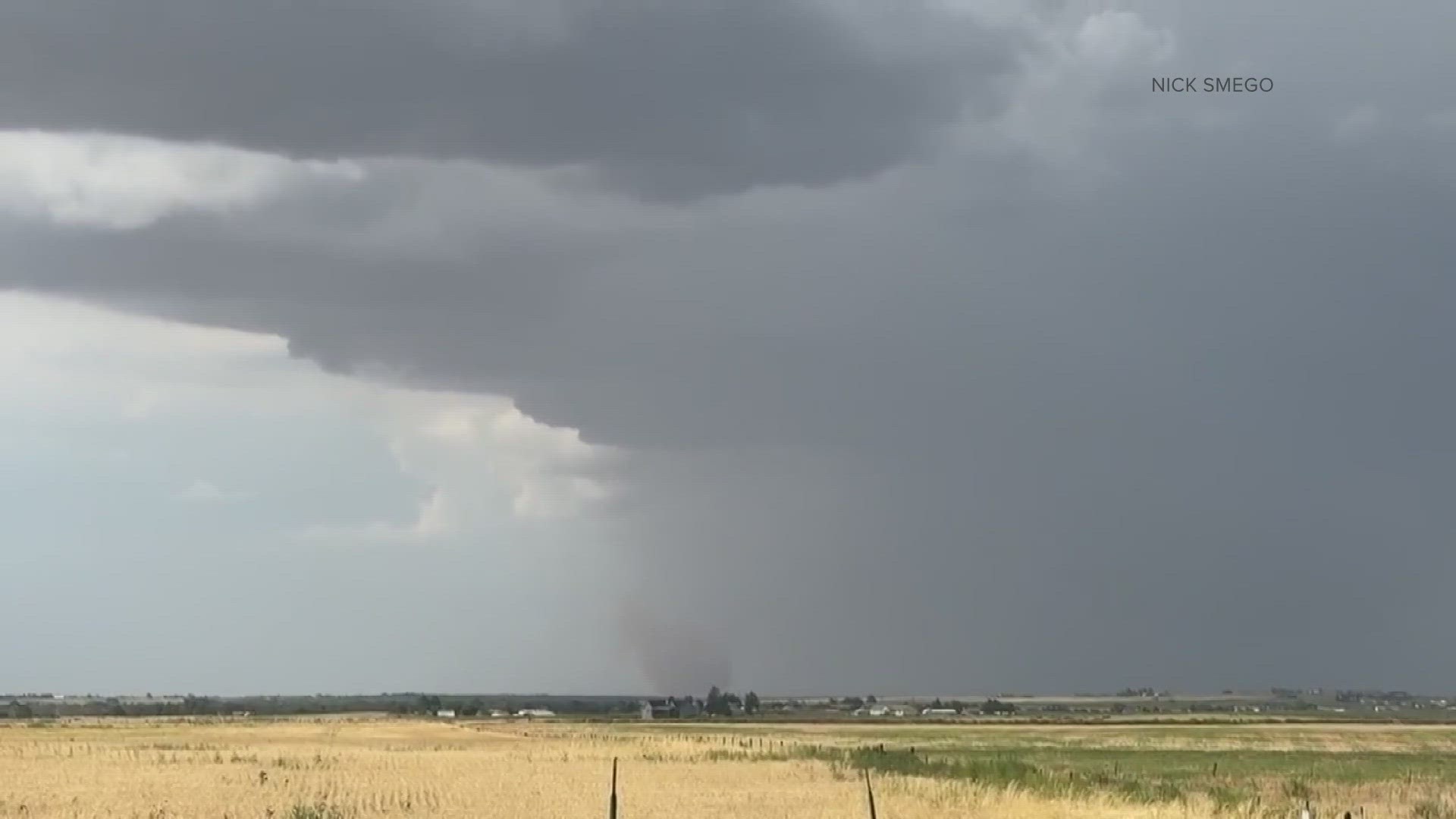 Tornado warnings were issued for parts of Adams and Weld counties between 5:30 and 6 p.m. Saturday.