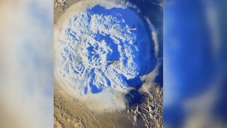 Hunga Tonga Volcano Eruption Sent Ocean Water Into The Stratosphere