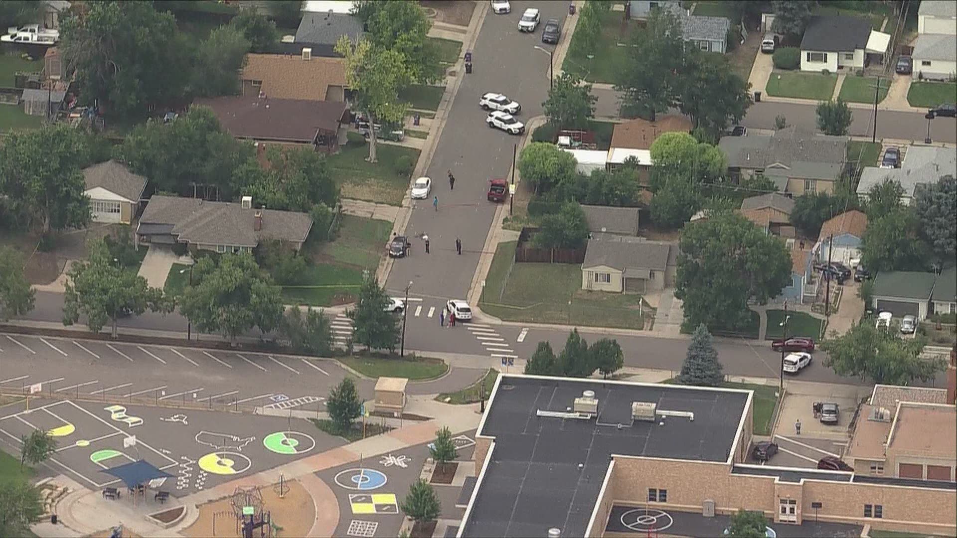 A person is in the hospital in critical condition after they were shot in southwest Denver Wednesday, according to police.