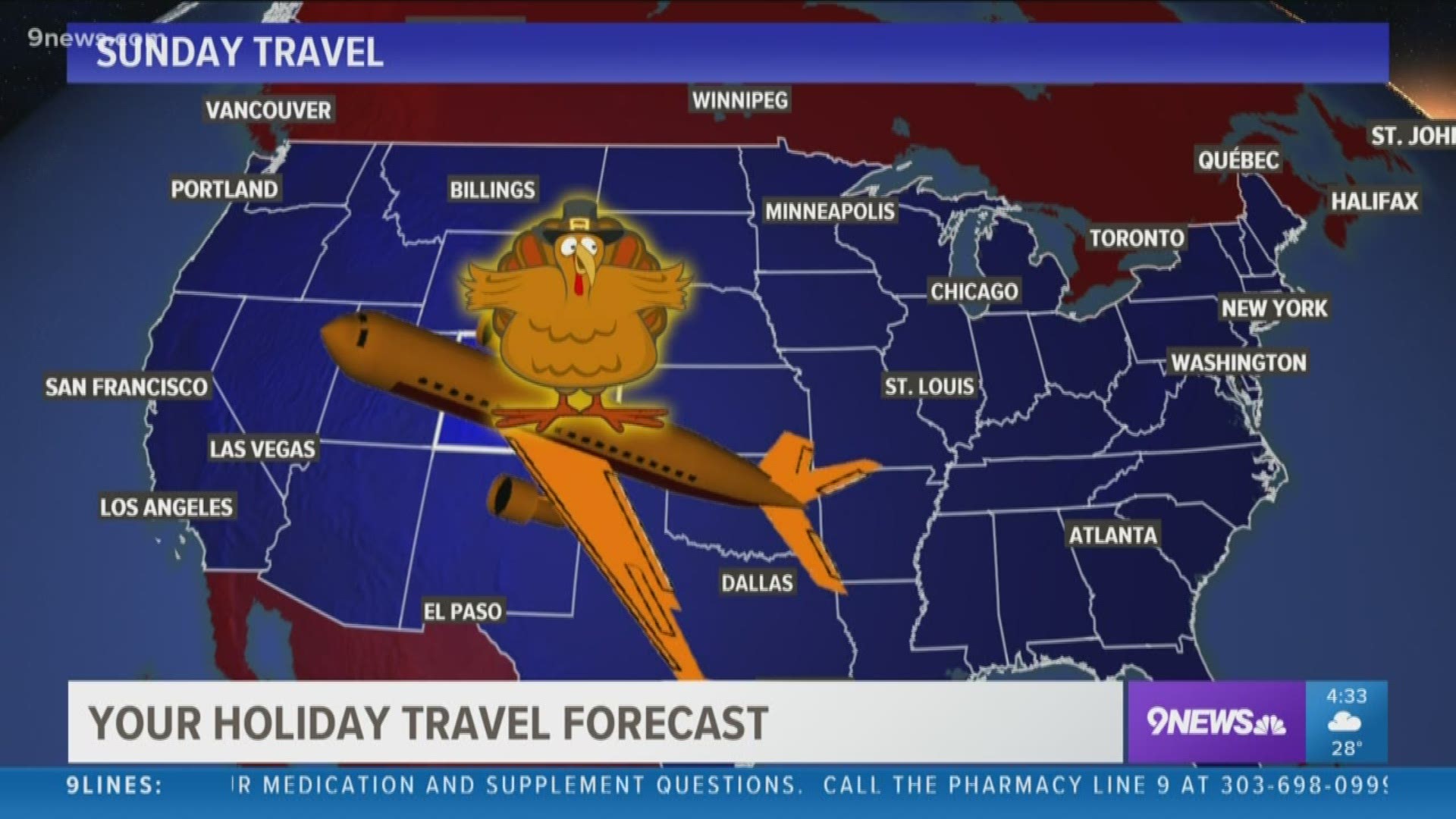 Weather could impact Thanksgiving travel plans across the country. Several different storms are forecast to hit the U.S. over the holiday.