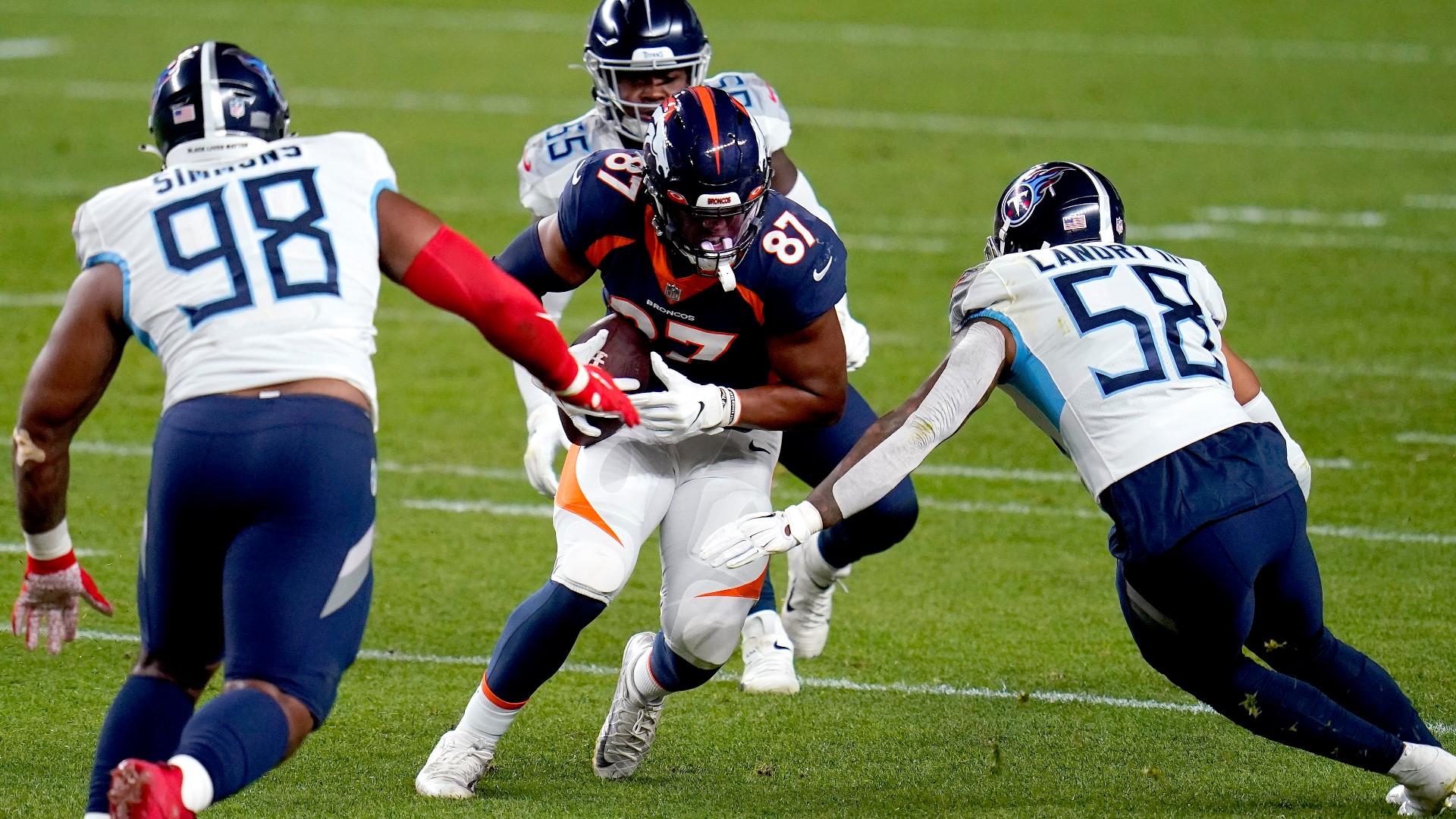 Denver Broncos vs. Tennessee Titans NFL game story | 9news.com