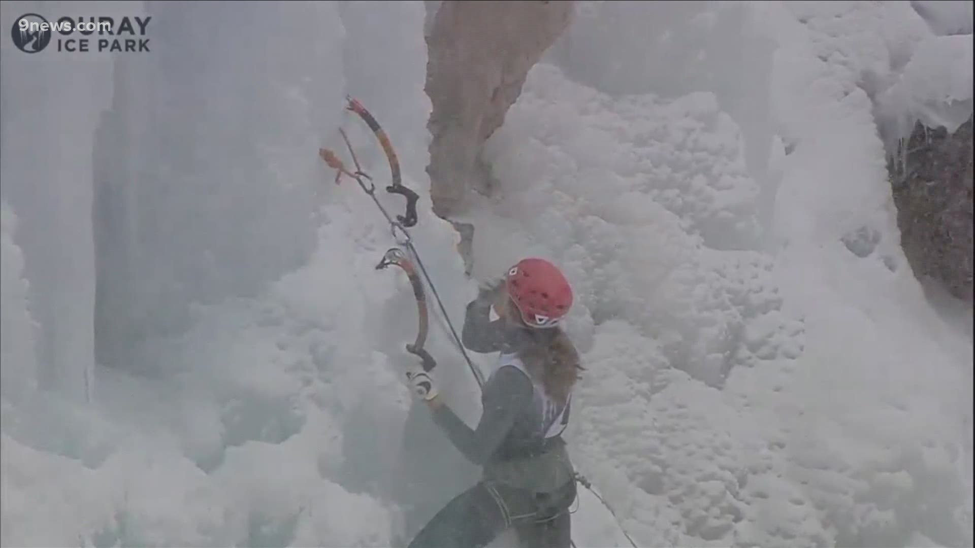 Some of the world's best male and female ice climbers take part in the 2021 Ouray Ice Festival and Competition.