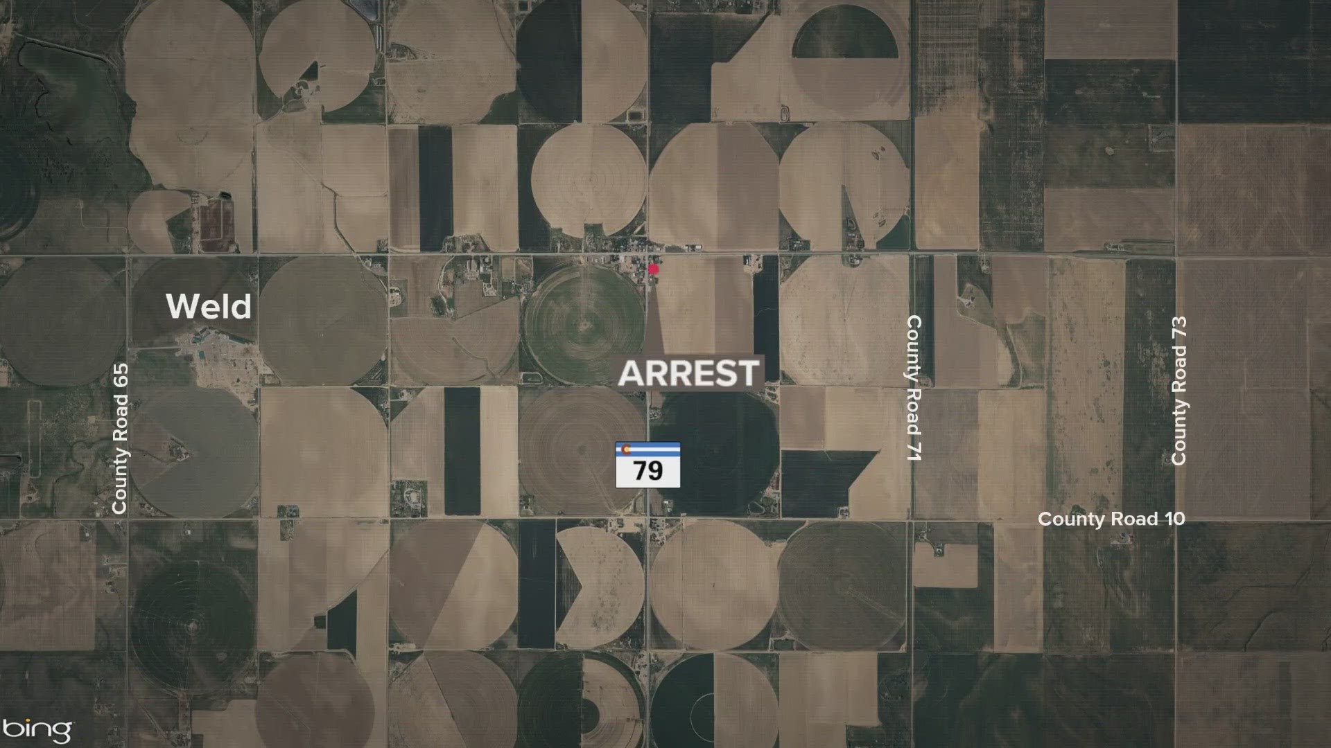 The sheriff's office said deputies were responding to a report of an arson in progress.