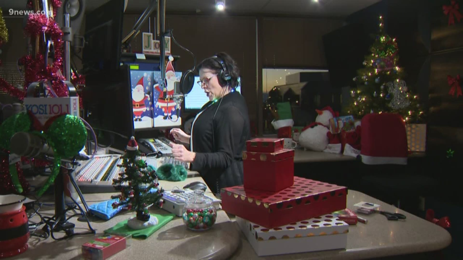 KOSI played Christmas music in March to help make people feel brighter.