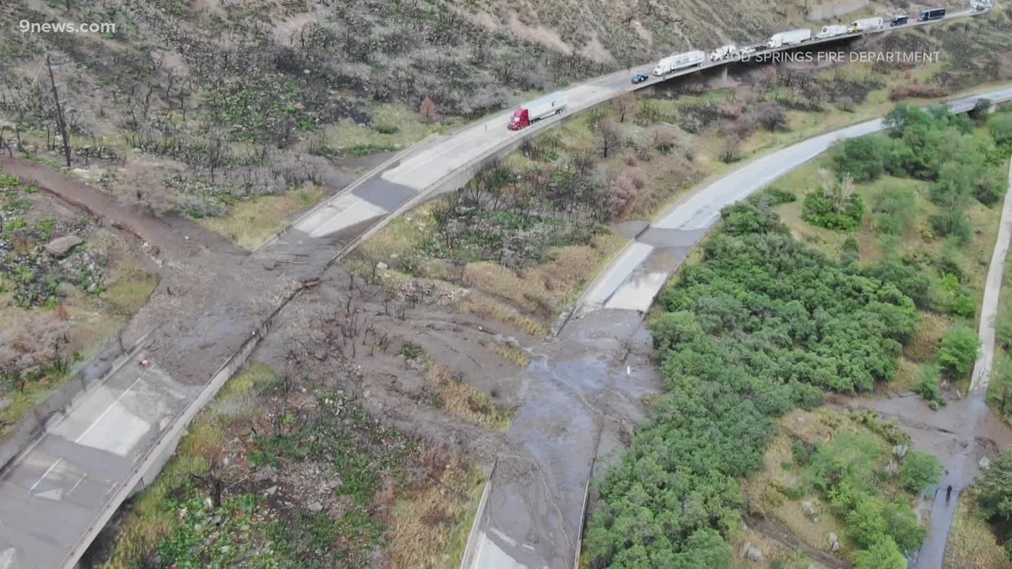 travel alert flash flood watch in glenwood canyon