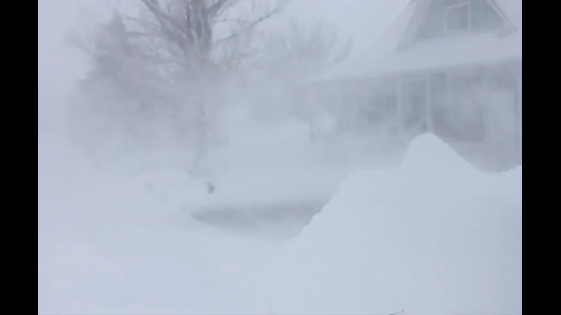 Hurricane-force winds from Eastern Plains blizzard close highways ...