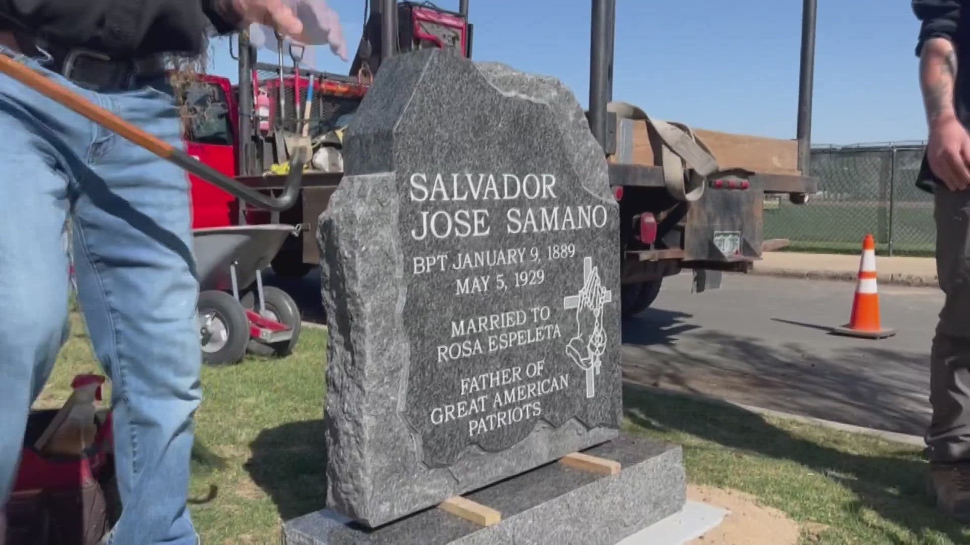 Their grandfather's grave -- lost for decades -- has been found again, in Lafayette.