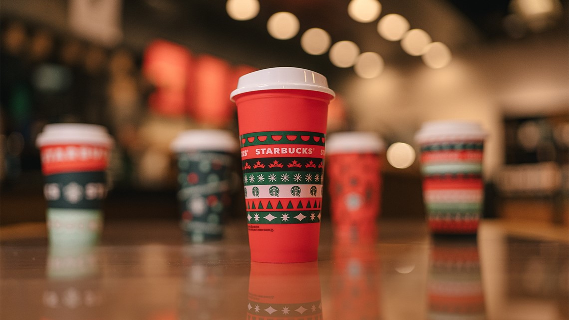 Celebrating 25 years of Starbucks (mostly) red holiday cups