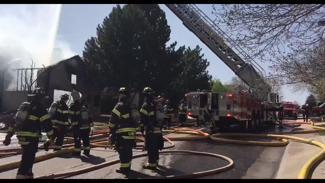 7 homes damaged in Castle Rock fire