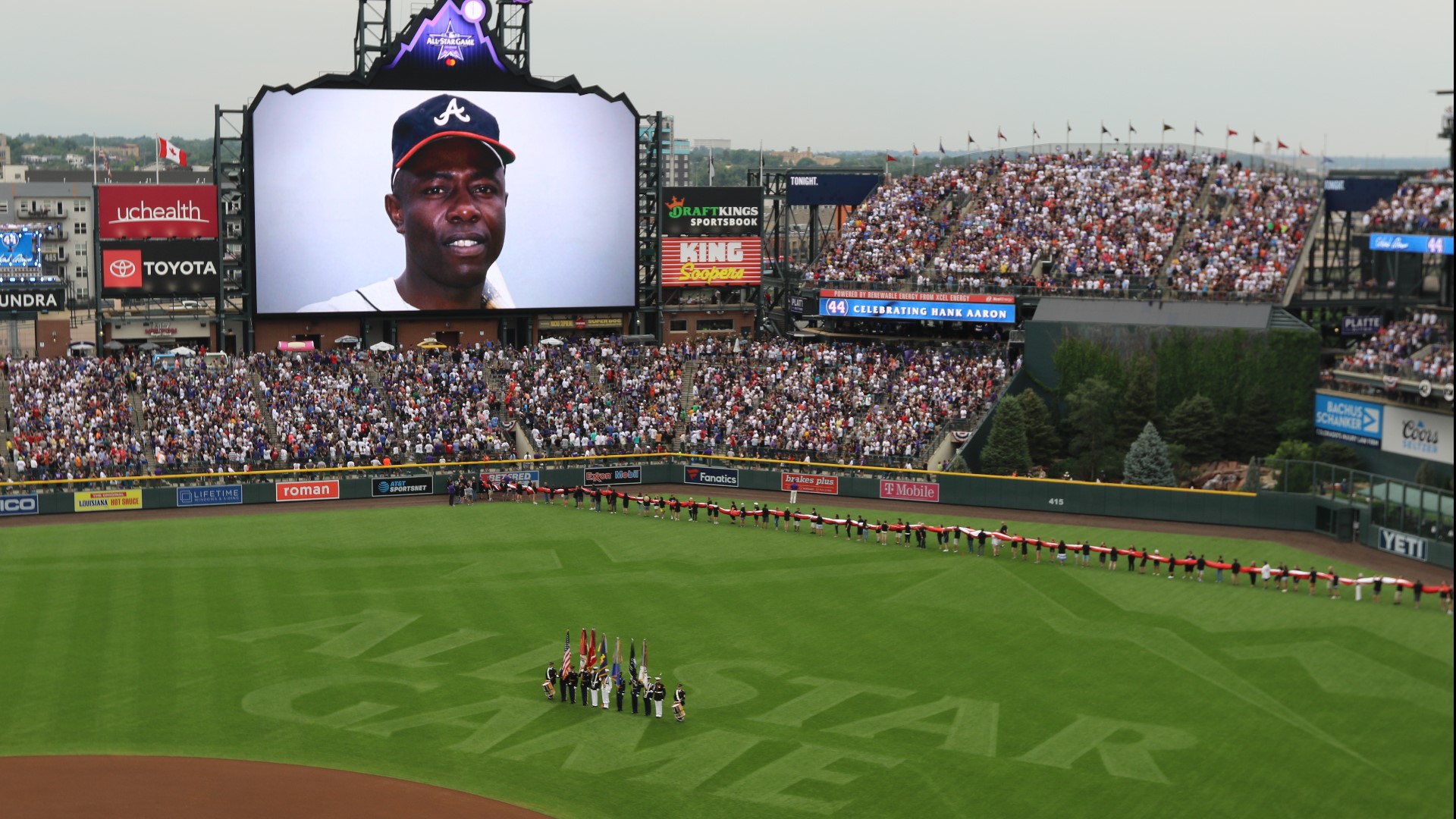 The baseball legend was honored at the 2021 MLB All-Star Game.