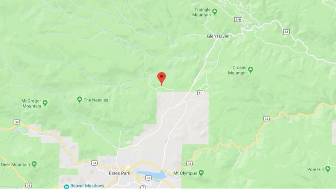 Small wildfire burning near Rocky Mountain National Park | 9news.com