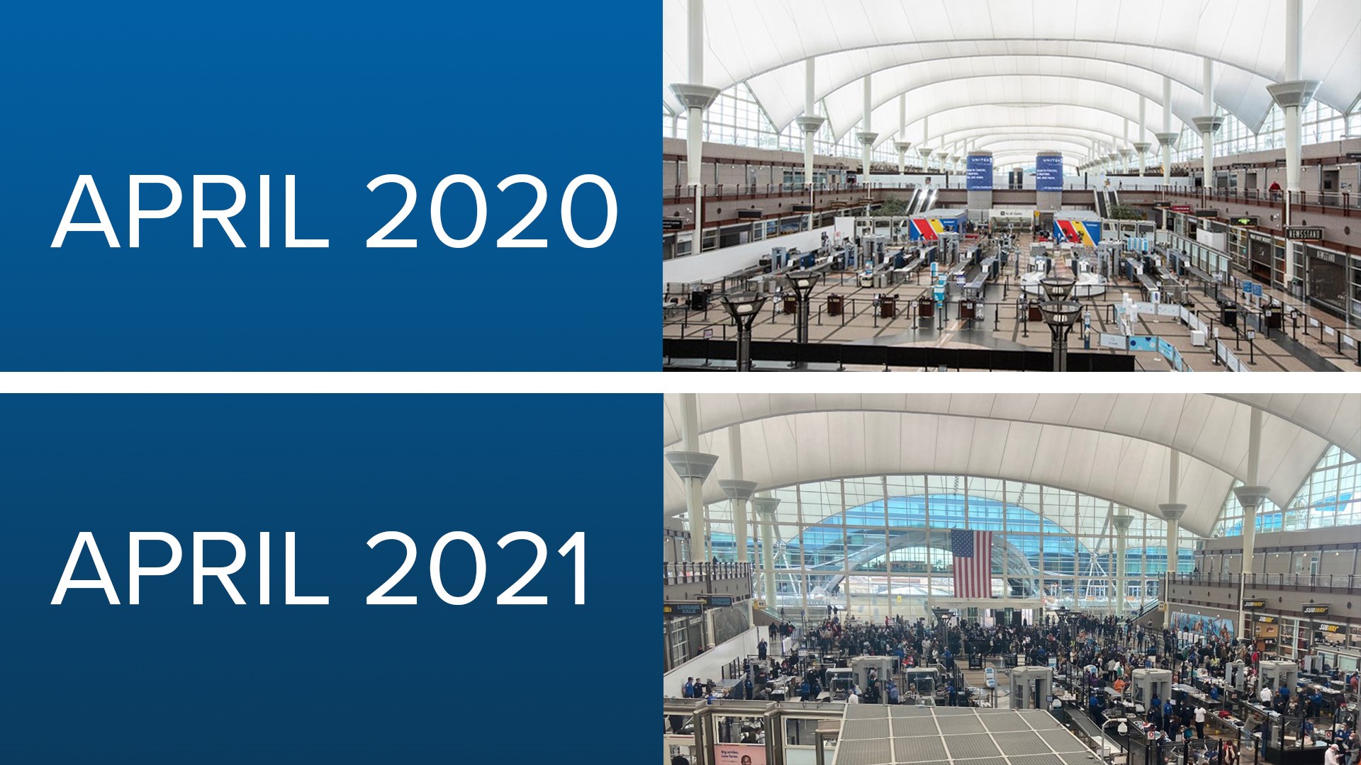 Things are bouncing back at at Denver International Airport, but just like everything else, there are changes due to the pandemic.