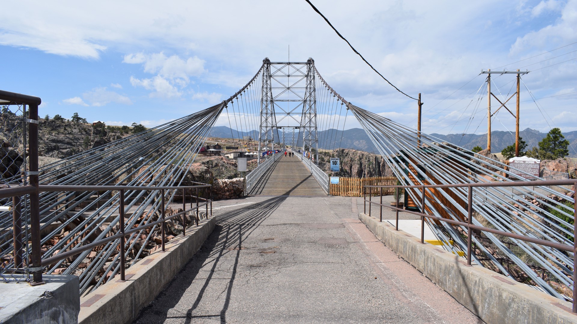 One of the world's highest suspension bridges is in this Colorado town