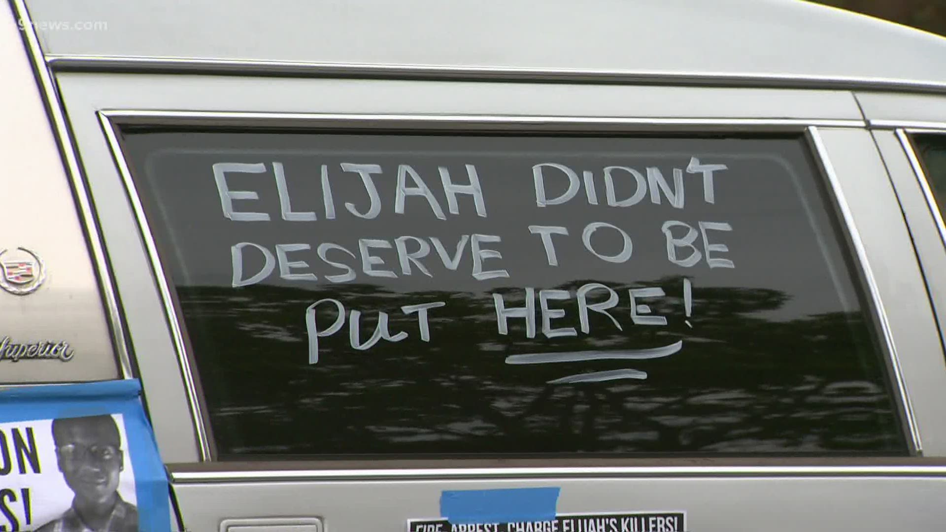 The protests on Sunday in Denver were for Elijah McClain and Paul Castaway.