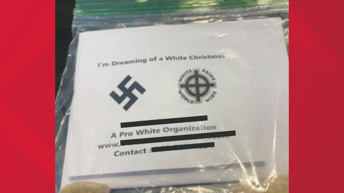 White Supremacist Fliers Left At Westminster Homes Police Say