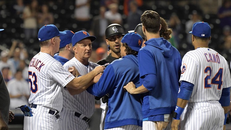 Murphy Homers Benches Clear Rockies Top Mets 5 1 9news Com