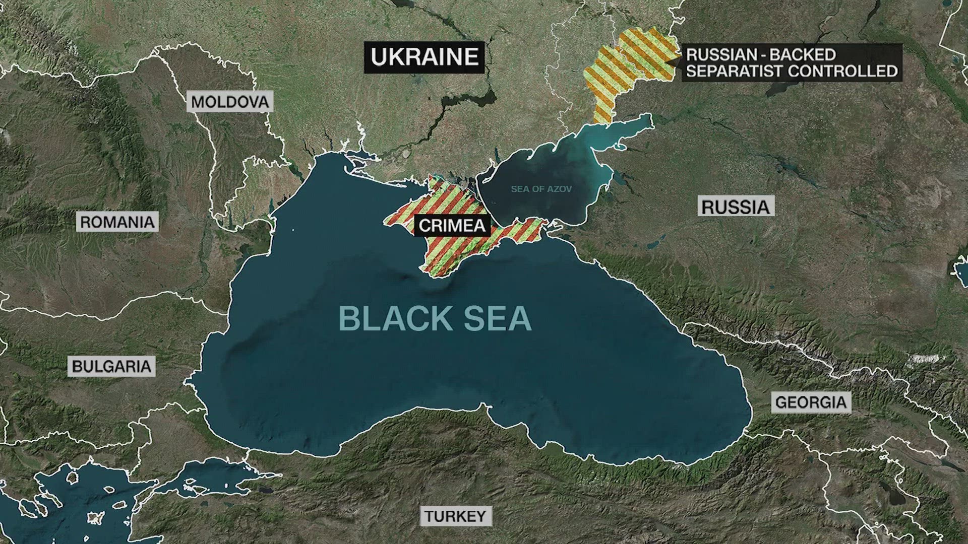 U.S. officials say two Russian fighter jets brought down a U.S. drone over international waters near Ukraine.