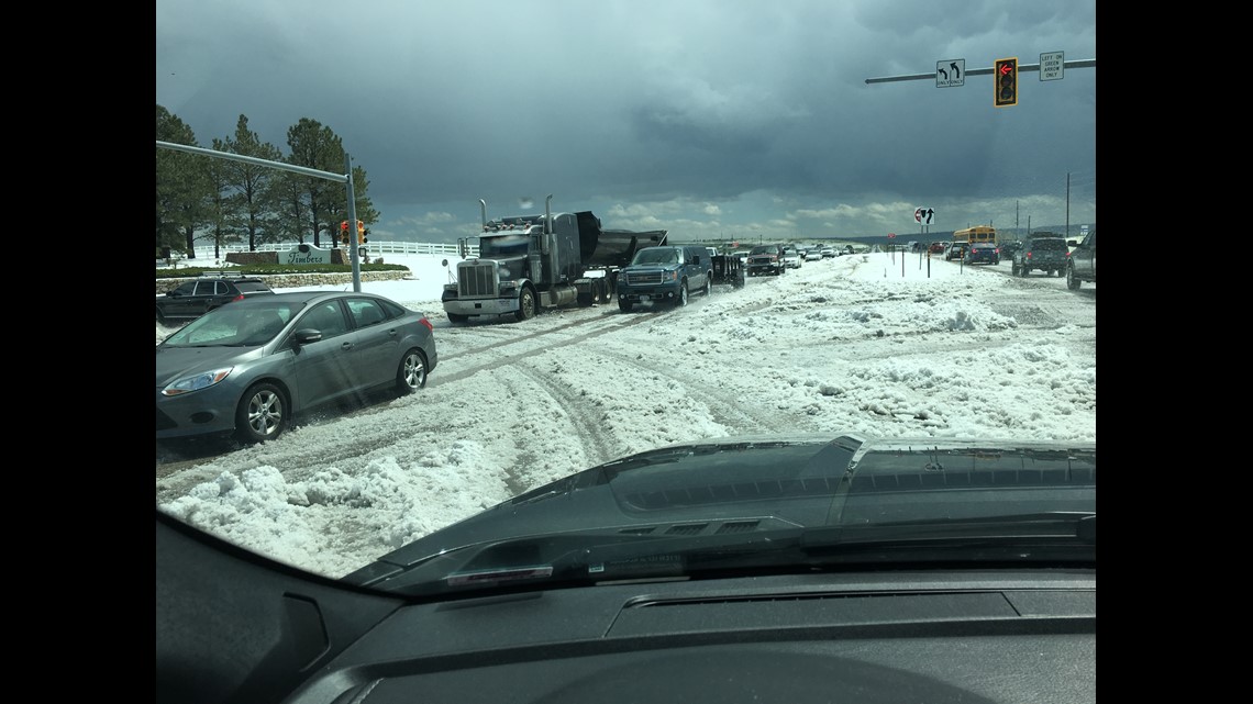 Photos Hail storm hits Colorado Monday