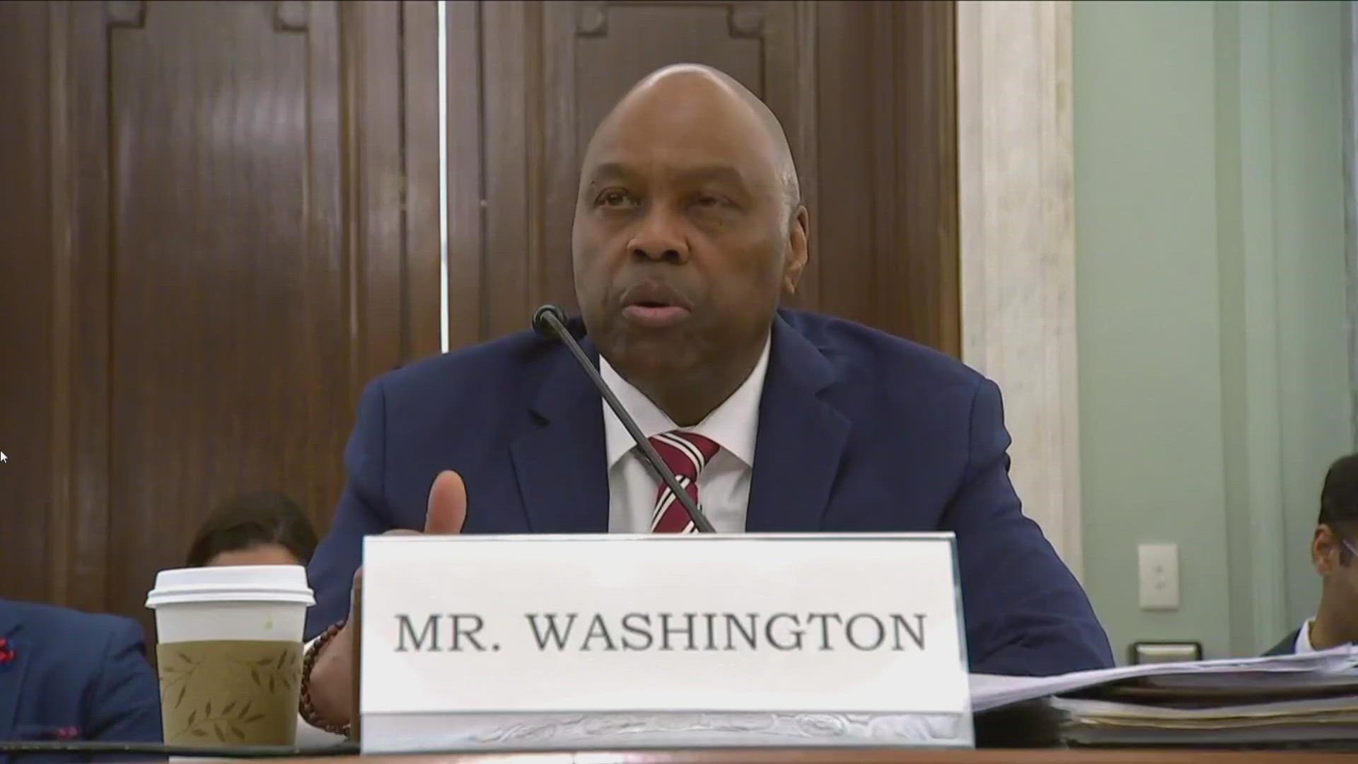Phillip Washington told the Senate Commerce Committee that safety will be his top priority, and he will “leave the FAA better than I found it.”