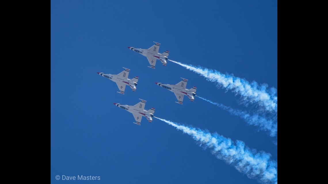 PHOTOS USAF Thunderbirds fly over Colorado Springs