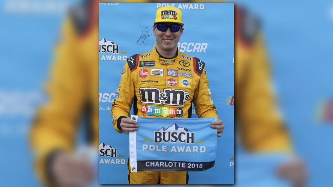 Kyle Busch wins Coca-Cola 600 pole; Harvick last | 9news.com