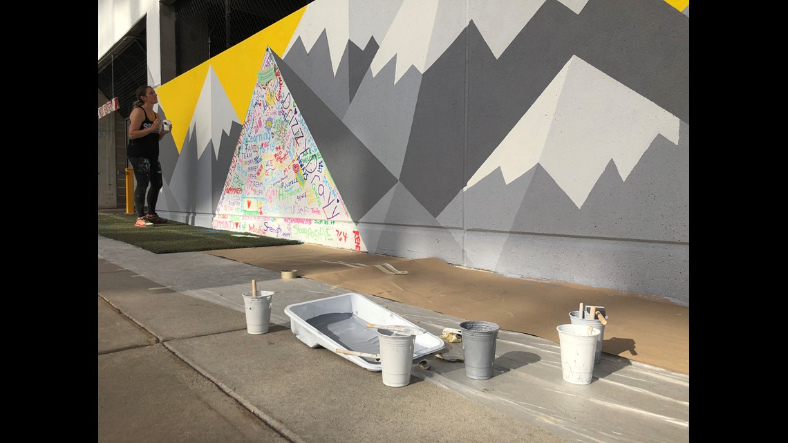 PHOTOS New Mural Coming to Downtown Denver