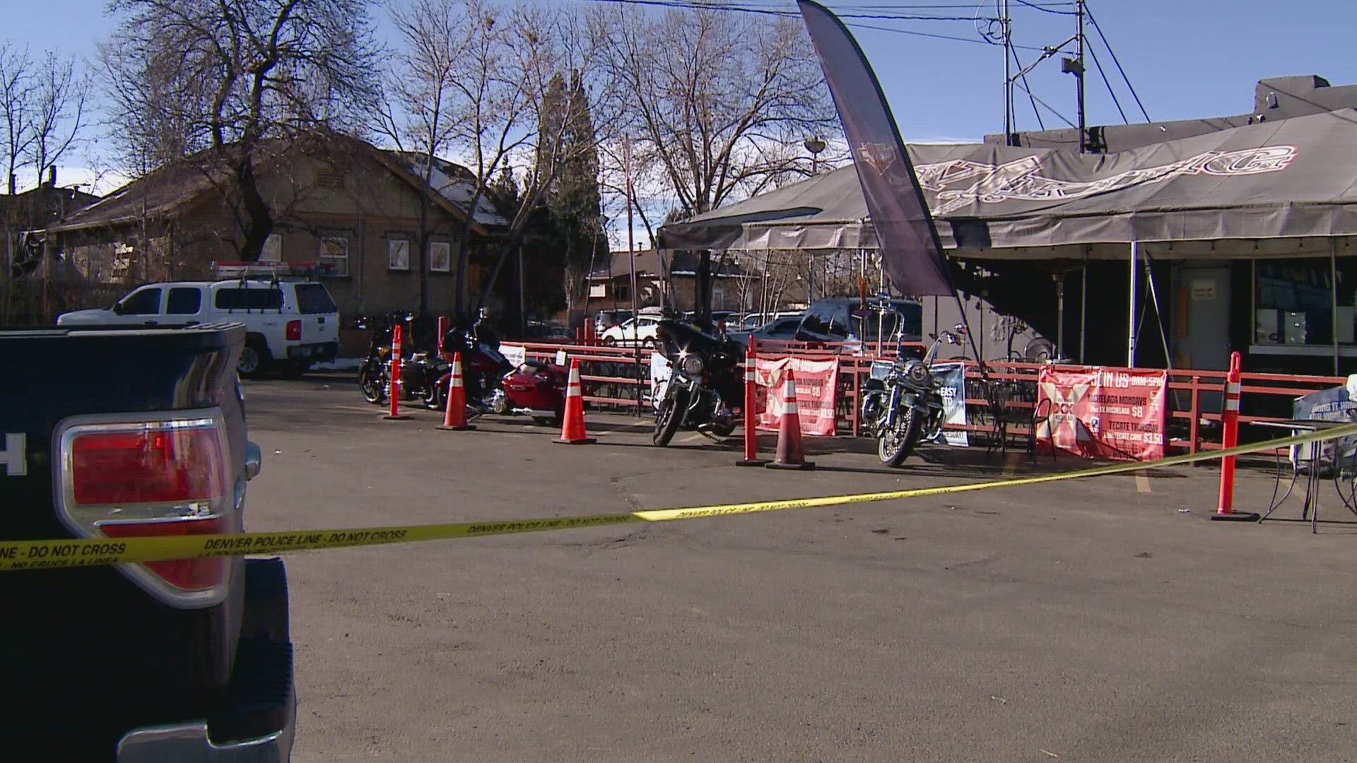 Police said it happened outside the Viking bar near Sloan's Lake early Saturday.