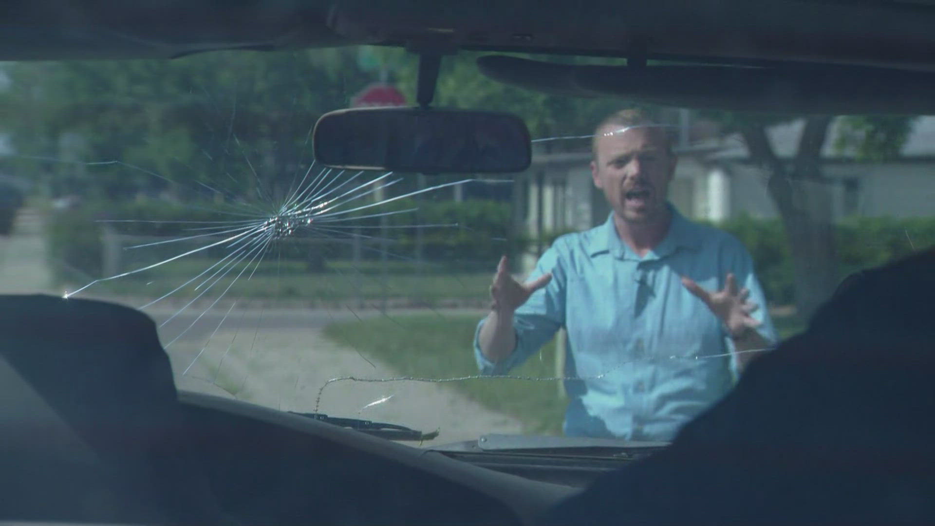 Lots of cars took a hit during the hailstorm that rocked some parts of Colorado Thursday night.