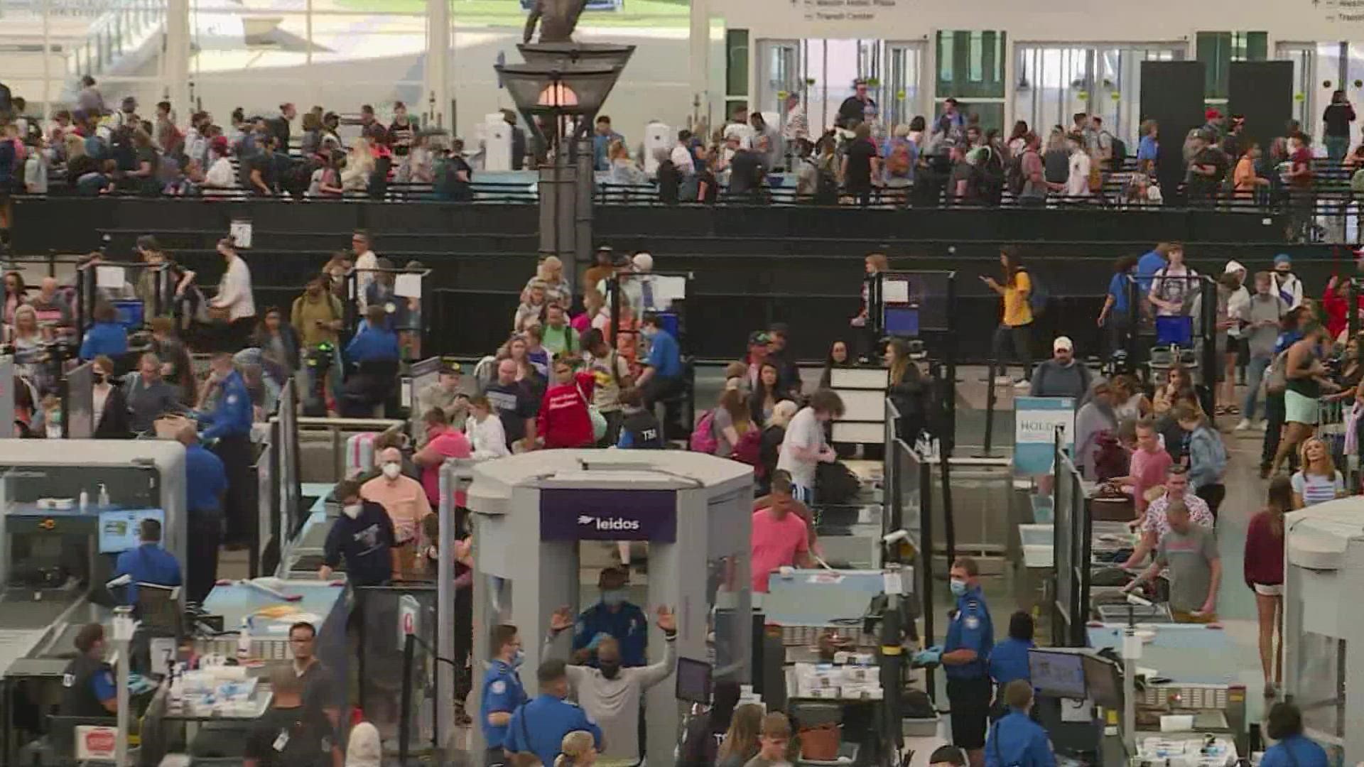 There have been thousands of delays and cancelations across the country during the holiday on Monday.